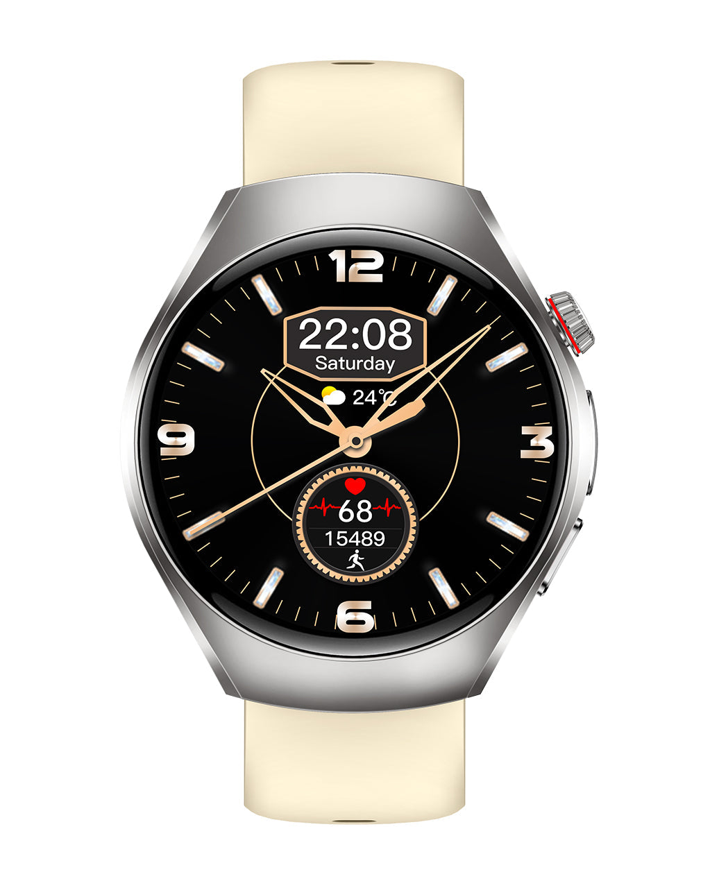 VitalSync ECG Watch – Advanced Health Monitoring with Blood Pressure, Blood Glucose Trends, SpO₂, Sleep, Fitness Tracking & SOS