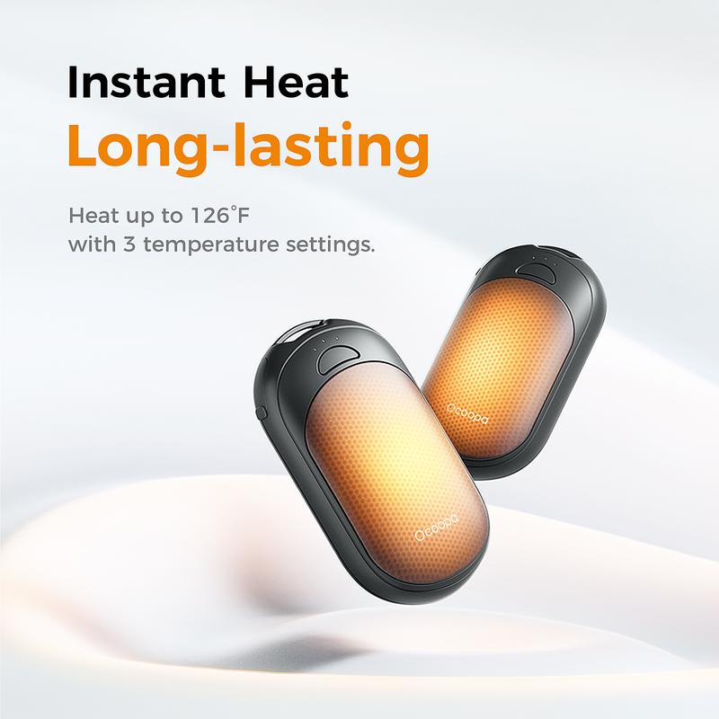 Magnetic heating hand warmer power bank.