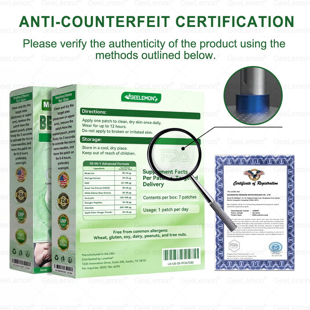⭐𝐆𝐞𝐞𝐋𝐞𝐦𝐨𝐧® 𝐌𝐨𝐫𝐢𝗻𝗴𝗮 · 𝐁𝐞𝐫𝐛𝗲𝗿𝗶𝗻𝗲 × 𝗡𝗔𝗗+ 𝟏𝟎 𝐢𝐧 𝟏 𝐀𝐝𝐯𝐚𝐧𝐜𝐞𝐝 𝗡𝗮𝗻𝗼 𝗠𝗶𝗰𝗿𝗼𝗻𝐞𝐞𝐝𝐥𝐞 𝐏𝐚𝐭𝗰𝗵👩⚕️👩⚕️(Just once a day, visible changes in 7 days) ✅ For obesity, loose skin, diabetes, and more.