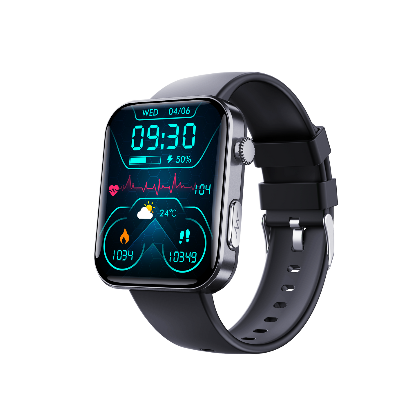 PulseMax 2026 Smartwatch – Upgraded ElectroPulse with Fall Detection, ECG, Blood Pressure, SpO2 & Health Monitoring – Supports SOS, Voice Calls & Fitness Tracking