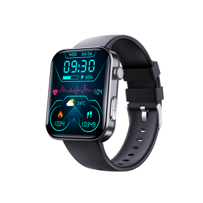 PulseMax 2026 Smartwatch – Upgraded ElectroPulse with Fall Detection, ECG, Blood Pressure, SpO2 & Health Monitoring – Supports SOS, Voice Calls & Fitness Tracking