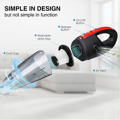 ⚡️Flash Sale｜Mini Cordless Handheld Vacuum Cleaner