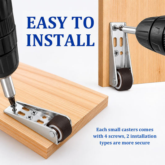 Vertical Track Roller Wheel, Heavy Duty 110LBS Sliding Door Bottom Guide