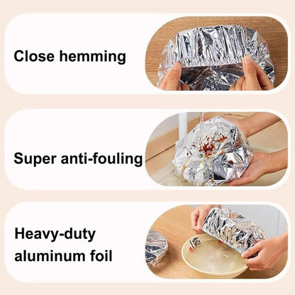 Aluminum Foil Food Cover – Lock In Heat, Lock In Freshness（50PCS)