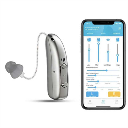 Self-Fitting Bluetooth Hearing Aids (App Controlled)
