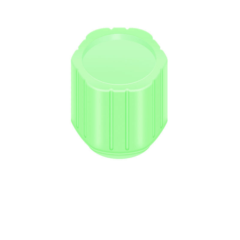 20-Pack Neon Green Glow Tire Valve Caps – No Battery Needed, Universal Fit