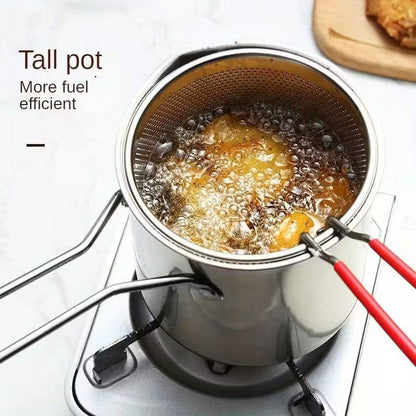 🍤Exclusive offer for our fans! Limited-time low price!🎁Household stainless steel fryer