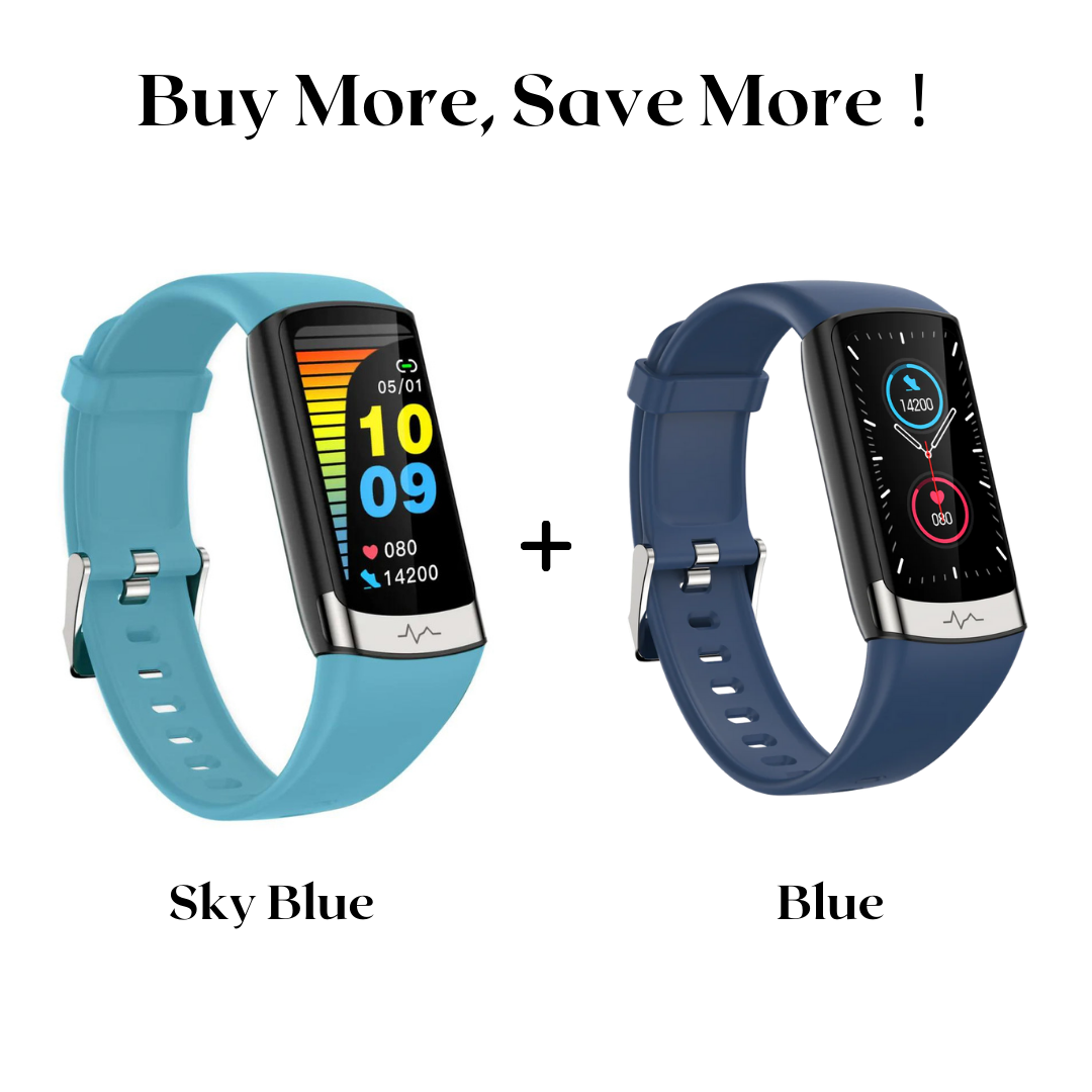 V19Pro Health & Fitness Smartwatch With ECG, HR, Blood Pressure Monitoring-2026 Upgrade