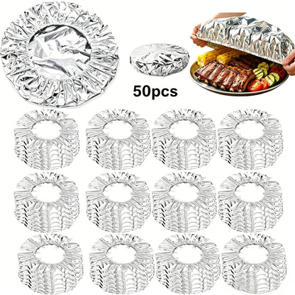 🔥Last day 49% off Insulated Foil Food Covers（50 pcs)