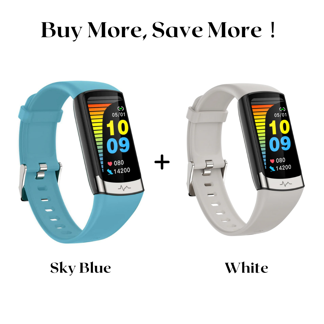 V19Pro Health & Fitness Smartwatch With ECG, HR, Blood Pressure Monitoring-2026 Upgrade
