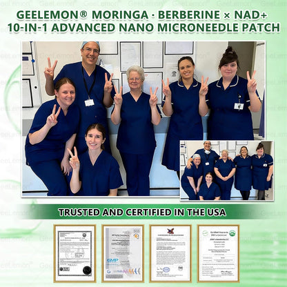 ⭐𝐆𝐞𝐞𝐋𝐞𝐦𝐨𝐧® 𝐌𝐨𝐫𝐢𝗻𝗴𝗮 · 𝐁𝐞𝐫𝐛𝗲𝗿𝗶𝗻𝗲 × 𝗡𝗔𝗗+ 𝟏𝟎 𝐢𝐧 𝟏 𝐀𝐝𝐯𝐚𝐧𝐜𝐞𝐝 𝗡𝗮𝗻𝗼 𝗠𝗶𝗰𝗿𝗼𝗻𝐞𝐞𝐝𝐥𝐞 𝐏𝐚𝐭𝗰𝗵👩‍⚕️👩‍⚕️(Just once a day, visible changes in 7 days) ✅ For obesity, loose skin, diabetes, and more.