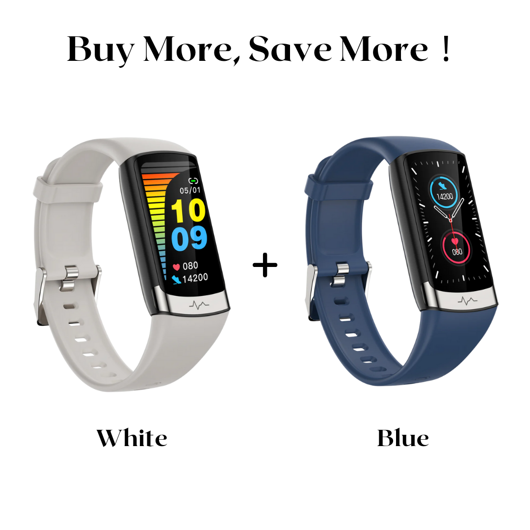 V19Pro Health & Fitness Smartwatch With ECG, HR, Blood Pressure Monitoring-2026 Upgrade