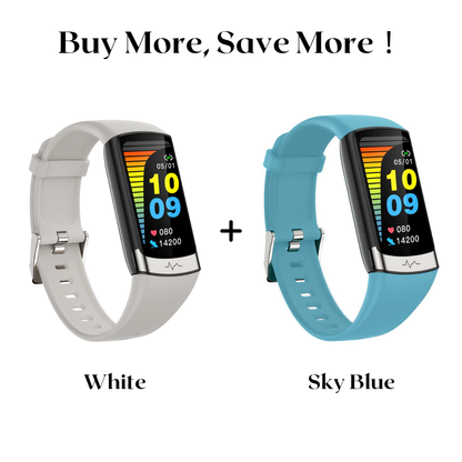 V19Pro Health & Fitness Smartwatch With ECG, HR, Blood Pressure Monitoring-2026 Upgrade