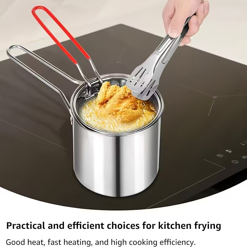 🍤Exclusive offer for our fans! Limited-time low price!🎁Household stainless steel fryer