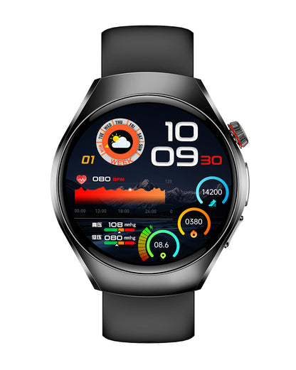 VitalSync ECG Watch – Advanced Health Monitoring with Blood Pressure, Blood Glucose Trends, SpO₂, Sleep, Fitness Tracking & SOS
