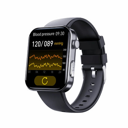 PulseMax 2026 Smartwatch – Upgraded ElectroPulse with Fall Detection, ECG, Blood Pressure, SpO2 & Health Monitoring – Supports SOS, Voice Calls & Fitness Tracking