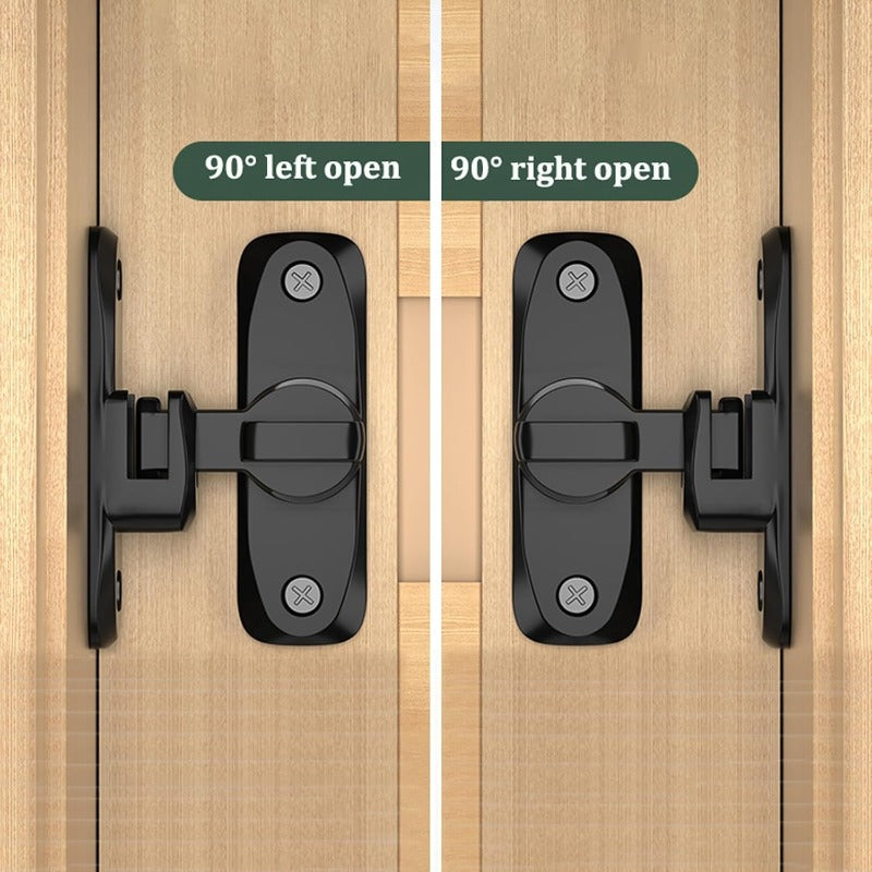Multi-Angle Sliding Door Lock