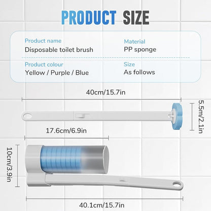 Touch-Free Toilet Brush Set