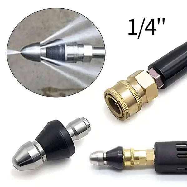 🛠️ Sewer Cleaning Tool High-Pressure Nozzle 🌊