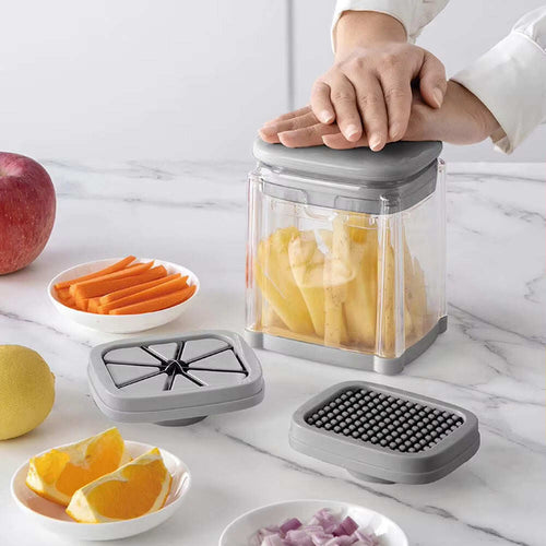 🍟French Fry Cutter 4-in-1