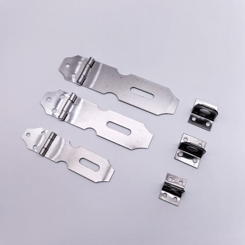 Factory direct supply stainless steel lock buckle door lock furniture hardware thickened padlock buckle cabinet hardware accessories in stock 50pcs