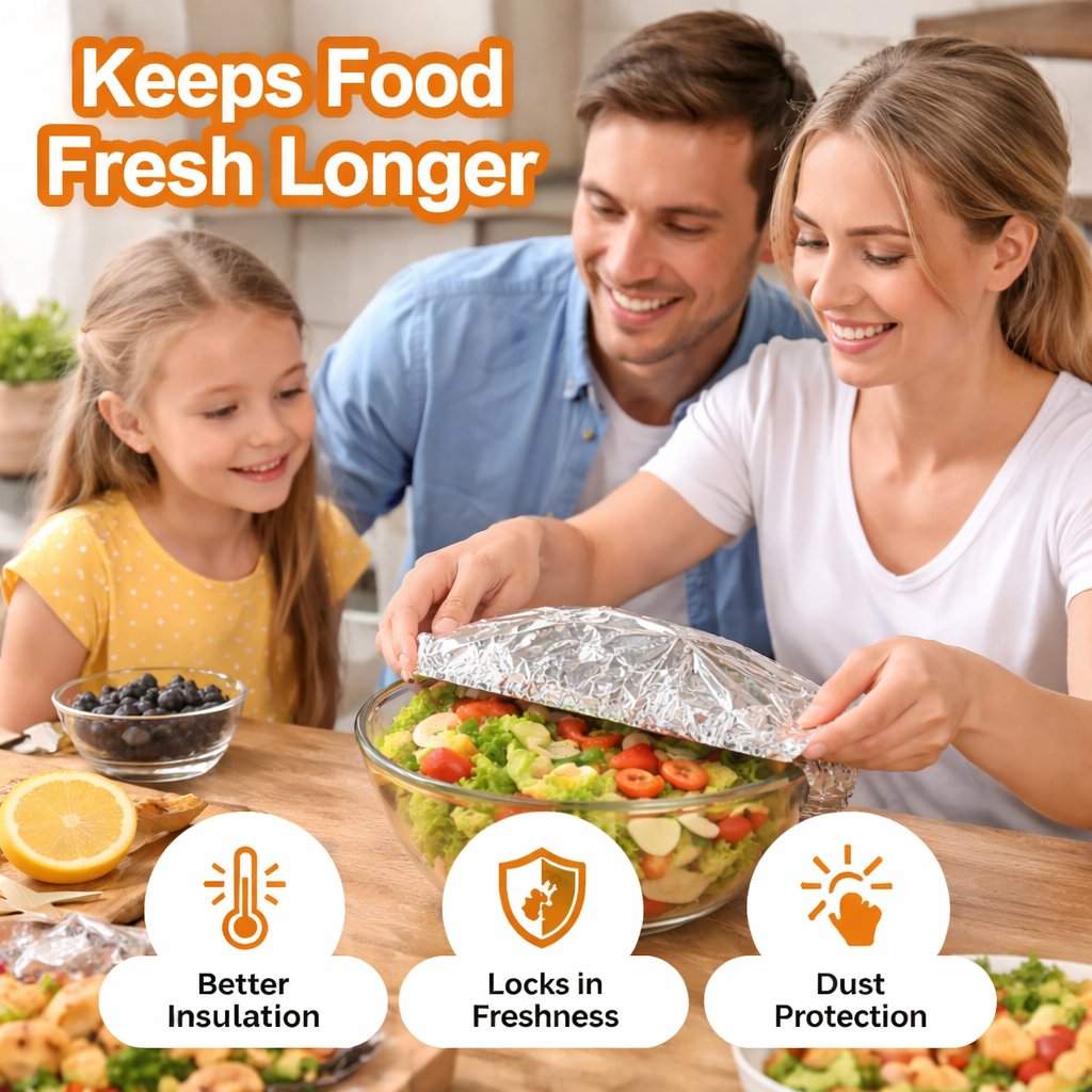 🔥Last day 49% off Insulated Foil Food Covers（50 pcs)