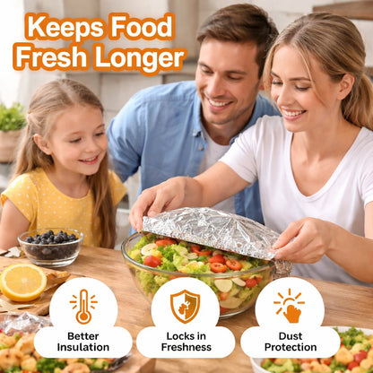 🔥Last day 49% off Insulated Foil Food Covers（50 pcs)
