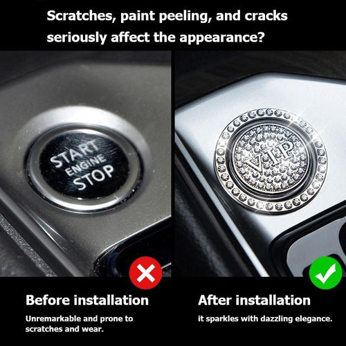 GlamStart Bling Car Start Button Cover Ring