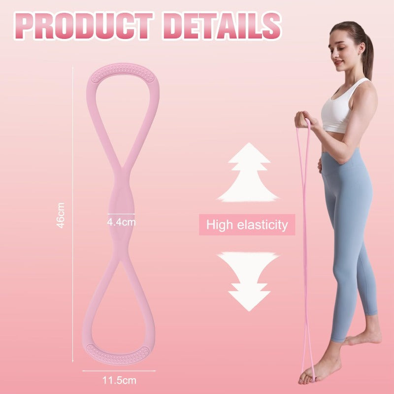 Ergonomic Figure 8 Resistance Band