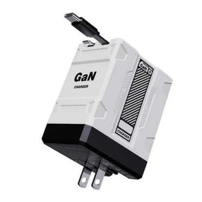⚡ New 120W GaN fast charger with built-in 80cm retractable cable