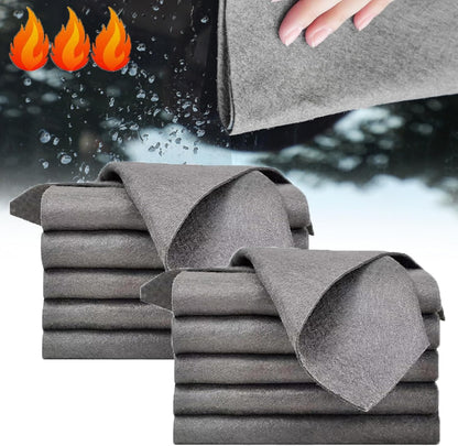 Streak-Free Microfiber Cloth – Ultra-Absorbent 11.8 × 11.8 Lint-Free Cleaner