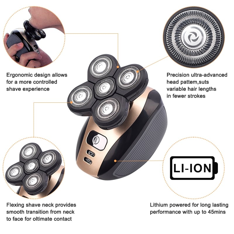 Special offer to kick off 2026 🔥5 In 1 Multifunctional 4D Electric Shaver