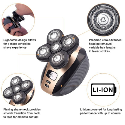 Special offer to kick off 2026 🔥5 In 1 Multifunctional 4D Electric Shaver