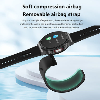 P70 Air Pump + Airbag Oscillometric Blood Pressure Smartwatch with Atrial Monitoring