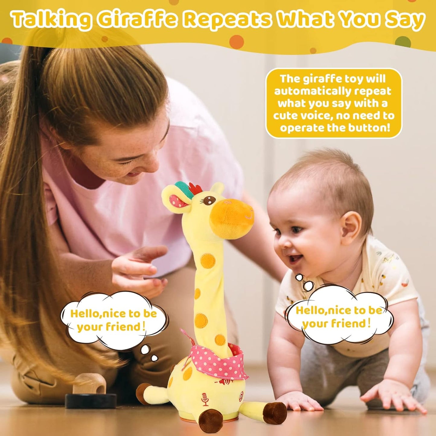Dancpal Nursery Rhymes Singing Dancing Animal Plush