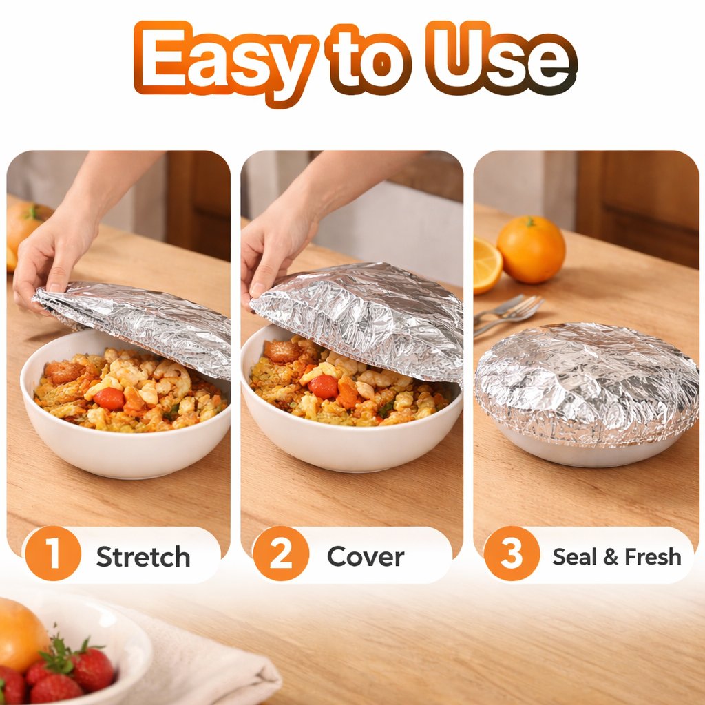 🔥Last day 49% off Insulated Foil Food Covers（50 pcs)