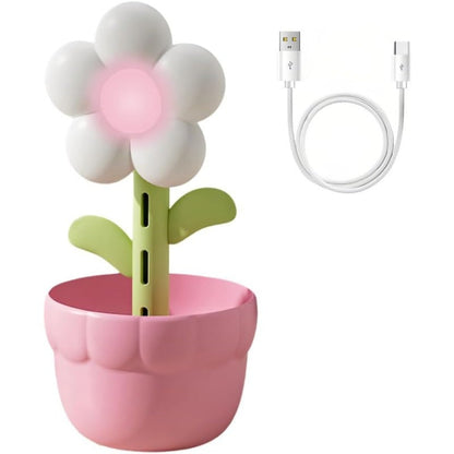 3-in-1 Flower Humidifier Lamp
