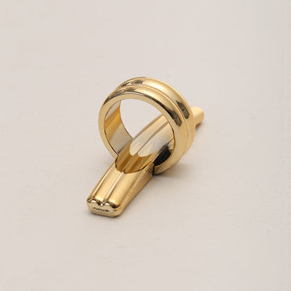 European Style Drawer Single Hole Handle Wardrobe Cabinet Ancient Copper Pull Ring Handle Chinese Antique Simple Hanging Ring Cabinet Door Handle 30pcs