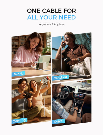 USB-C to USB-C 60W Fast Charging Cable