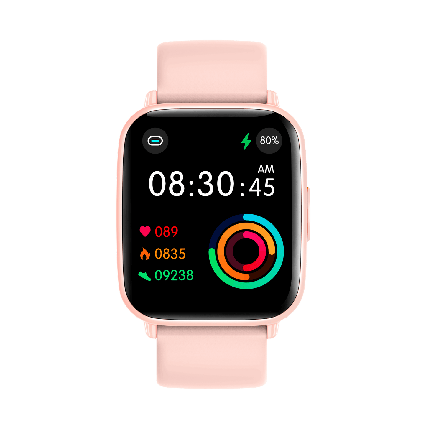 FT26 Smartwatch Sleep Tracker with Heart Rate and Blood Oxygen Monitor IP68 Waterproof