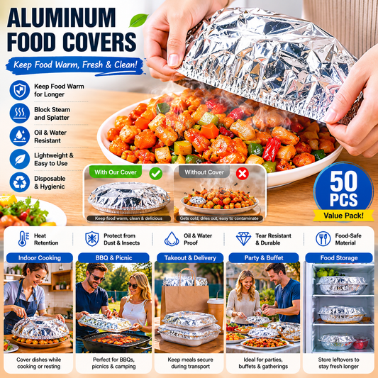🔥50% OFF｜Aluminum Foil Food Cover
