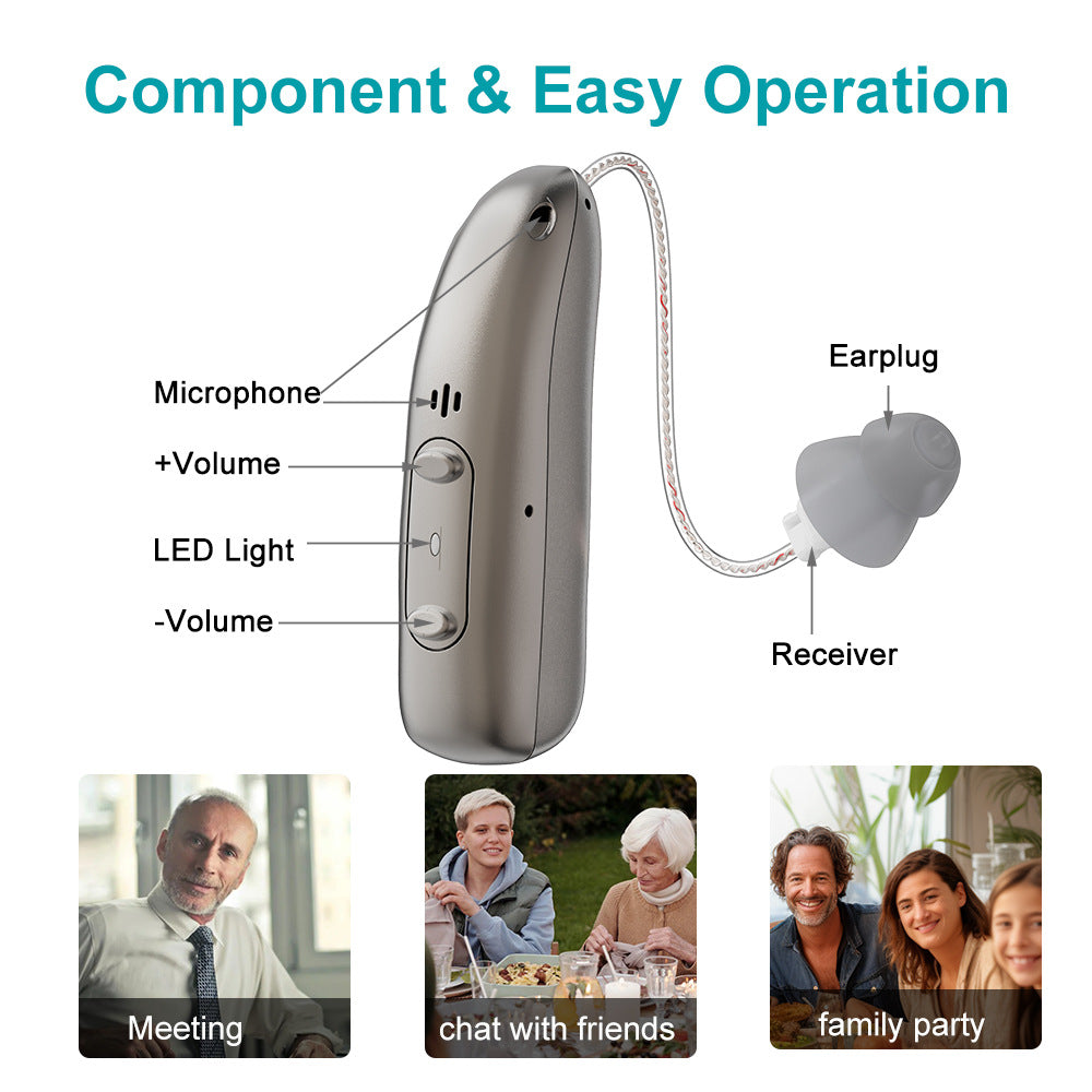 Self-Fitting Bluetooth Hearing Aids (App Controlled)