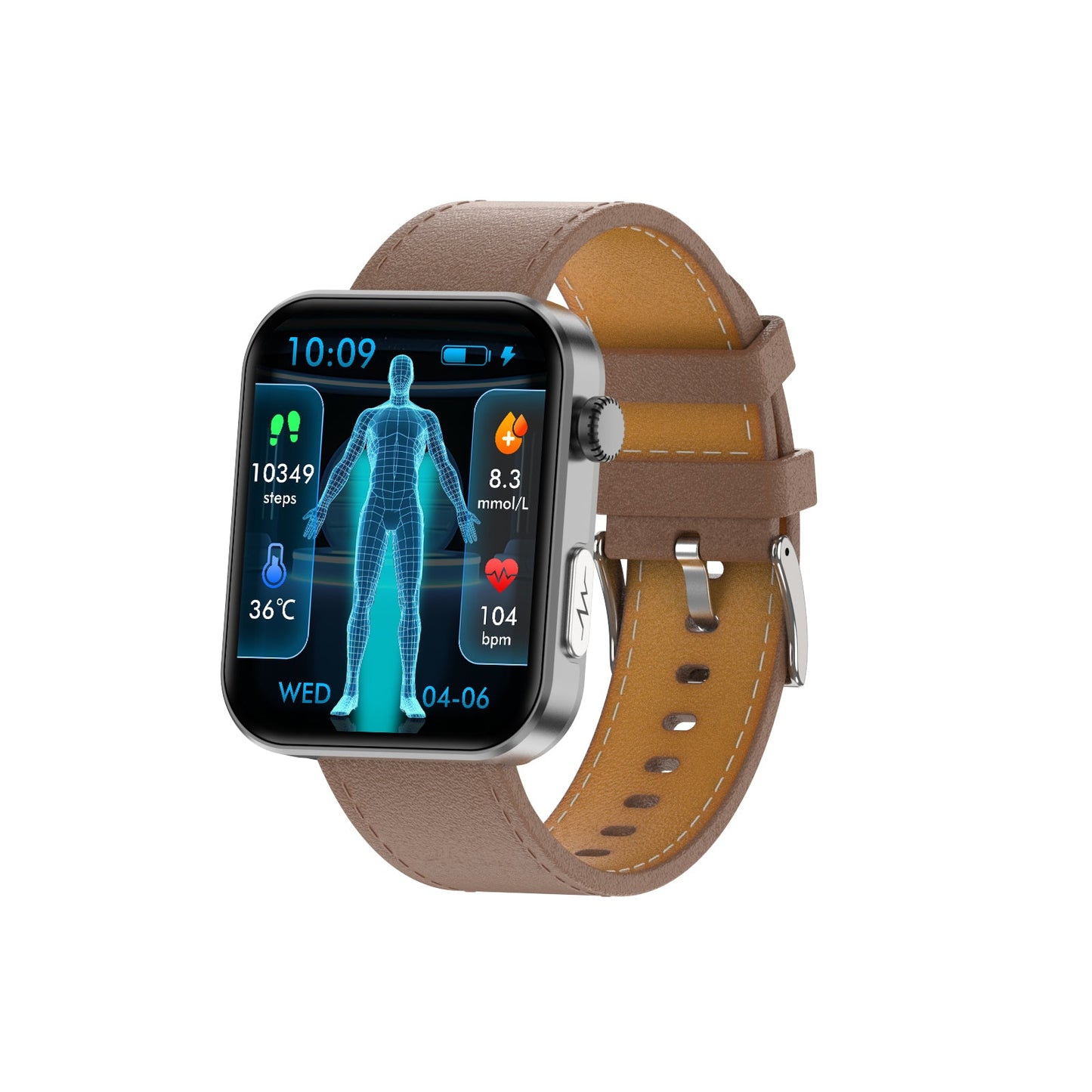 PulseMax 2026 Smartwatch – Upgraded ElectroPulse with Fall Detection, ECG, Blood Pressure, SpO2 & Health Monitoring – Supports SOS, Voice Calls & Fitness Tracking