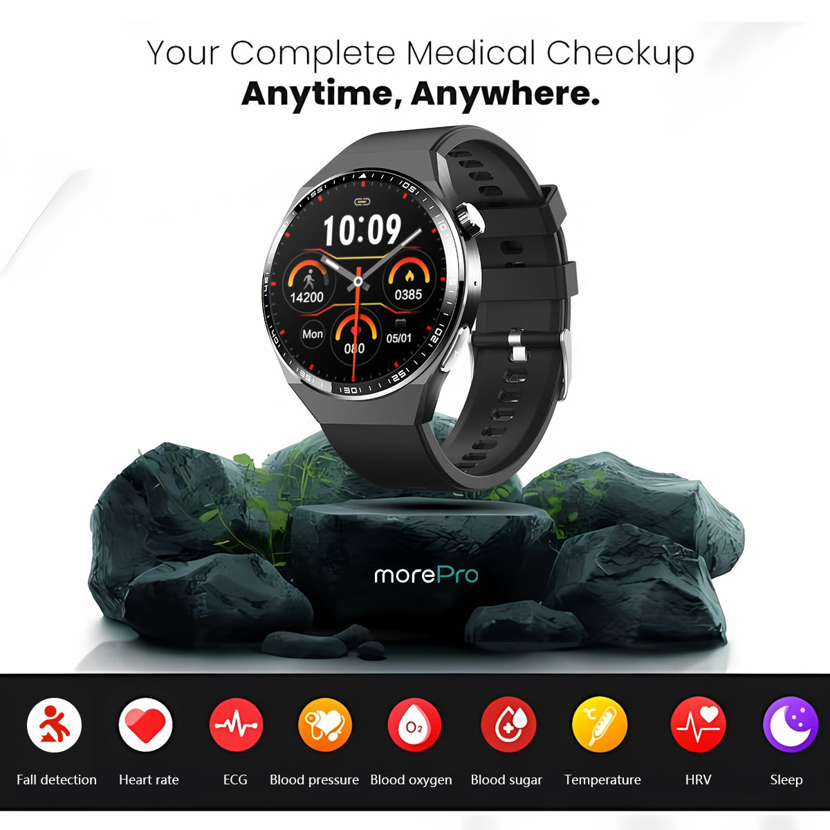 AegisFit — Fall Detection & 7 Health Sensors