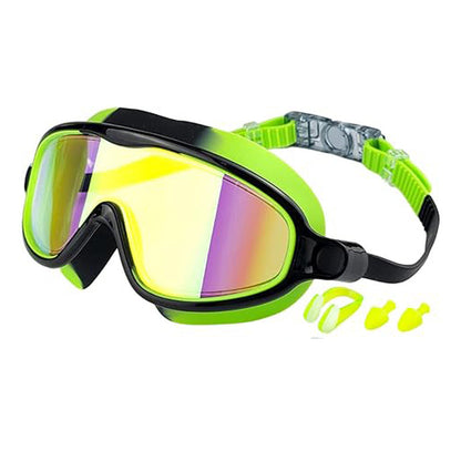 HD children's large frame waterproof and anti-fog swimming goggles