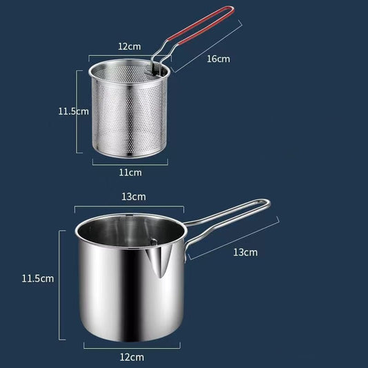 🍤Exclusive offer for our fans! Limited-time low price!🎁Household stainless steel fryer