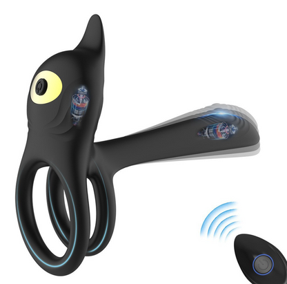 🎁bboj™ Enchanted Girl Luxe Smart Vibrating Ring – App-Controlled Pleasure for Couples 💫