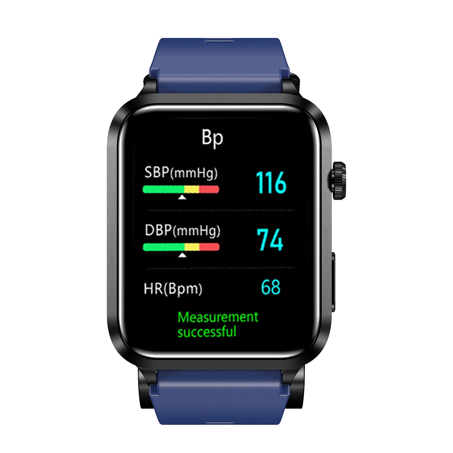 P70 Air Pump + Airbag Oscillometric Blood Pressure Smartwatch with Atrial Monitoring
