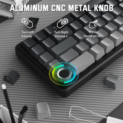 Mechanical Gaming Keyboard with RGB & Knob