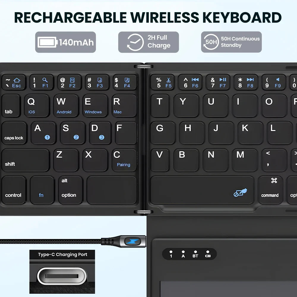 QuadFold Smart Keyboard – Smart Mouse Co
